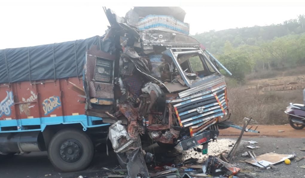 Odia Migrants Bus Accident At NH 16 Tangi, Truck Driver Dead 