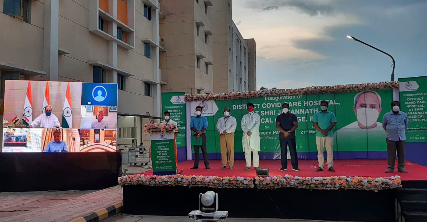 M Inaugurates 150 Bedded Dedicated Covid Hospital at Puri
