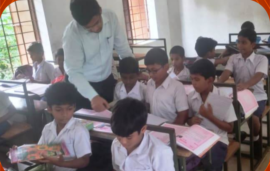 IAS Kirti Bhasan Inspection In School