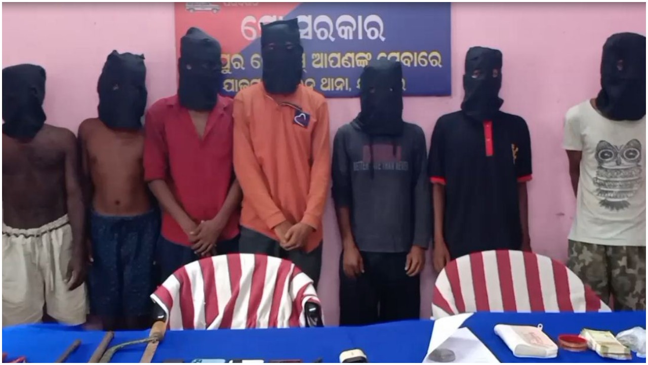 Jajpur Police Arrested 7 Thief's In Different Robbery Case