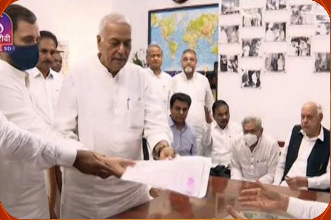 Yashwant Sinha Oppositions Presidential Candidate Files Nomination