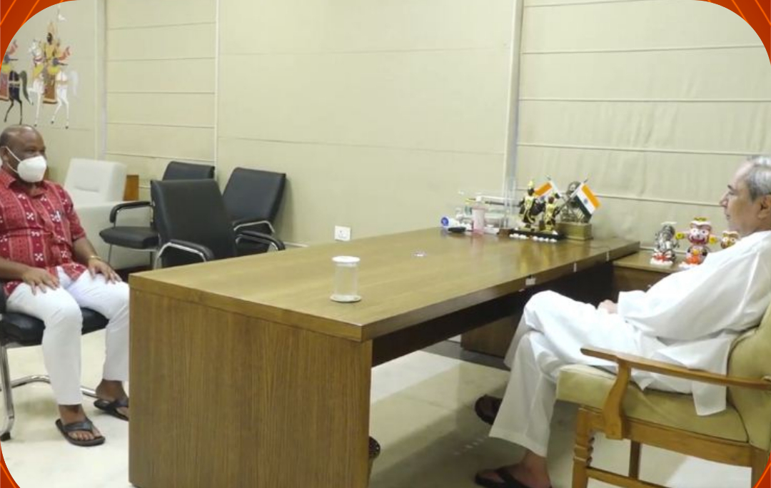 In Support To Presidential Candidate Draupadi Murmu, Rayagada MLA Meets CM Naveen Patnaik