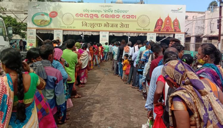 JSPL Foundations Serves Devotees in Rath Yatra Festival at Puri