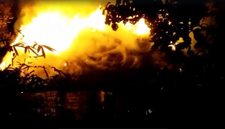 Four House Blazed In Fire In Jajpur