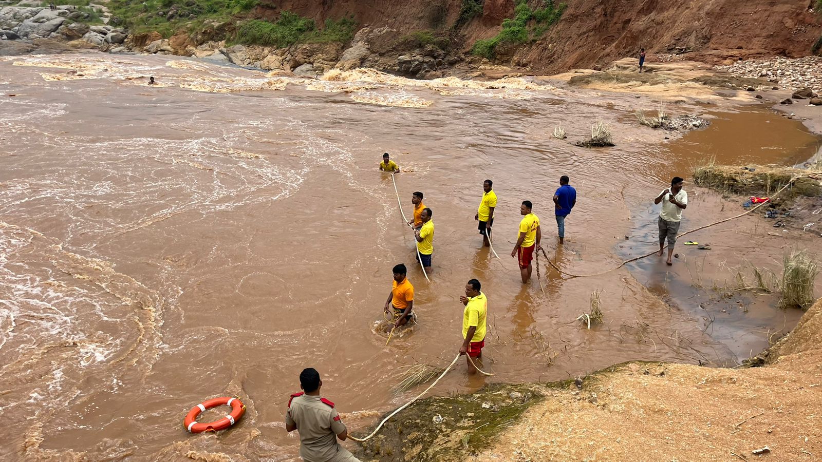 Four Members Of A Family Washed Away In Nagavali River In Rayagada