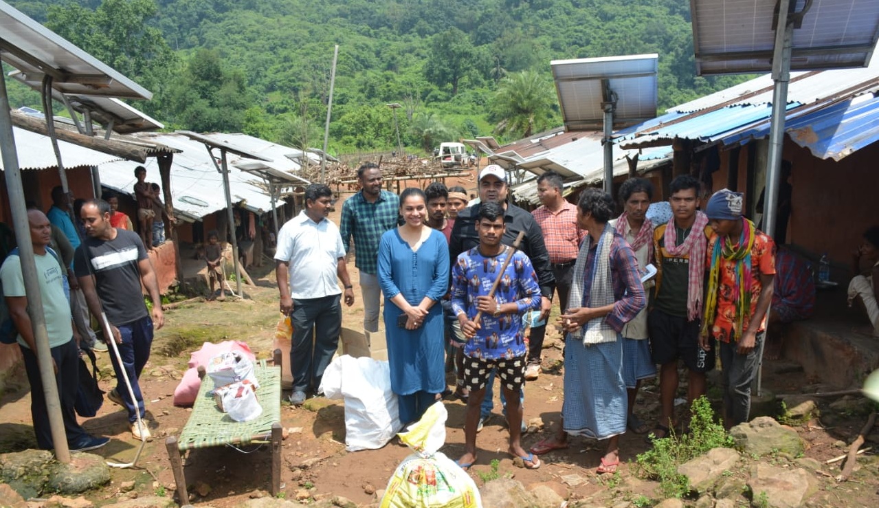 Rayagada Collector Visits Maoist Area During Maoist Martyrs Week