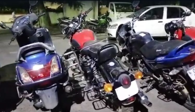 Talcher Police Seized 11 Bike Arrested Four