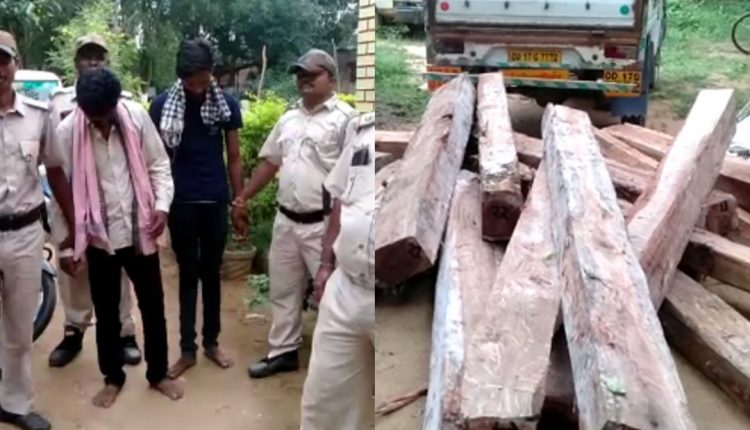 Wood Van Seized And Two Arrested In Sonepur
