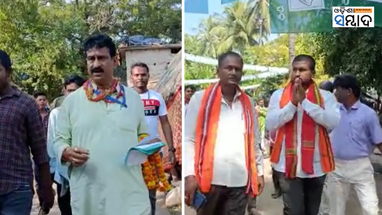 BJP's Suryabanshi & Independent Candidate Raju Das Make Door To Door Campaign In Dhamnagar By Poll