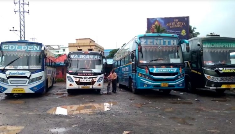Commuters Suffer As Bus Services Remain Halted In Odisha’s Bhadrak