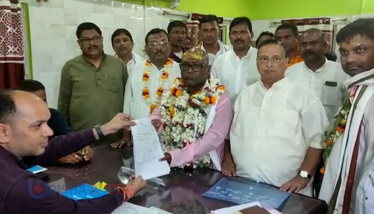 Congress Candidate Harekrushna Sethi Files Nomination For Dhamnagar Bypoll In Odisha