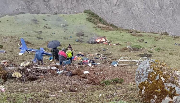 Helicopter Crashed In Kedarnath 6 Dies