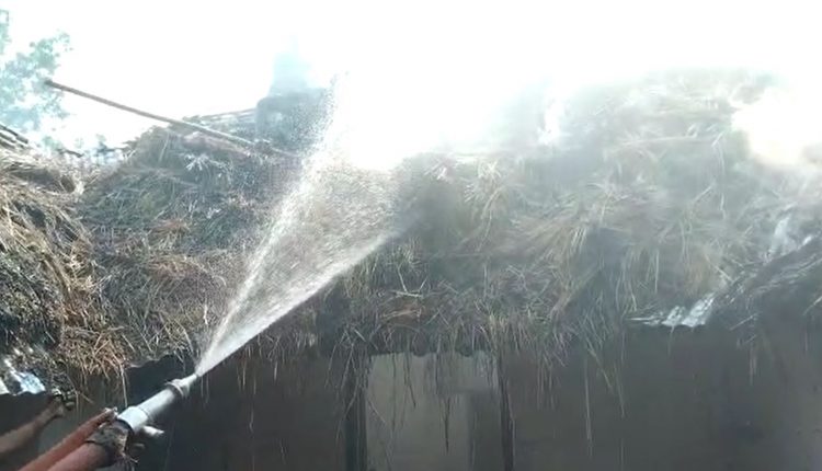 EX Minister Bijoy Mohapatra'S House Gutted In Fire At Kendrapara