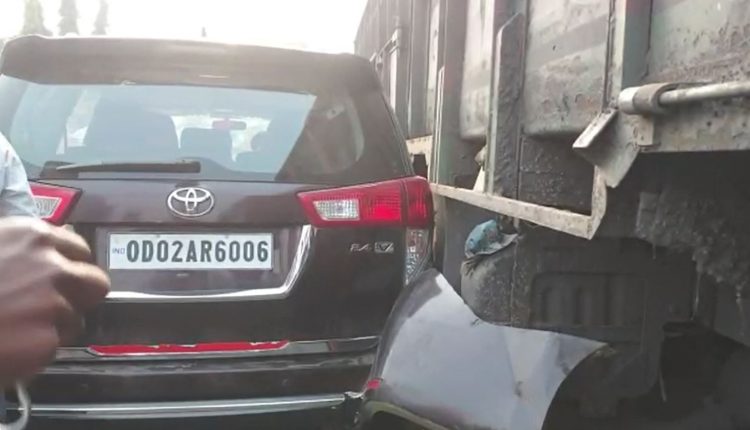 Deputy Speaker Of Odisha Assembly Rajnikant Singh's Car Accident In Angul