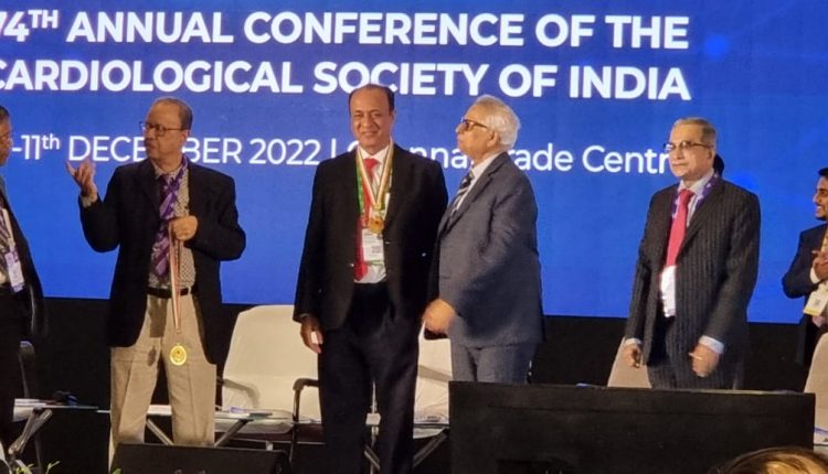 Dr P C Rath was elected as President of prestigious Cardio logical Society of India
