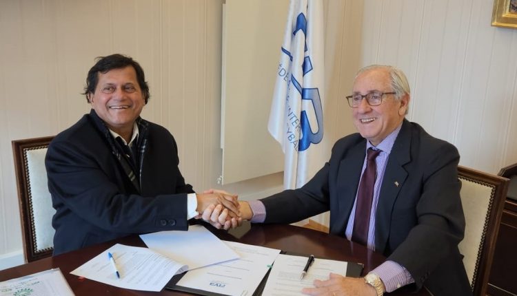 FIVB Signs MoU with KISS For Volleyball Promotion in India & South Asia