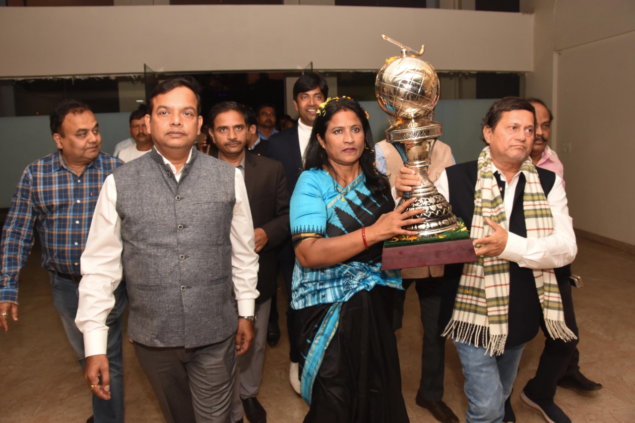 KIIT Welcome Hockey World Cup Trophy