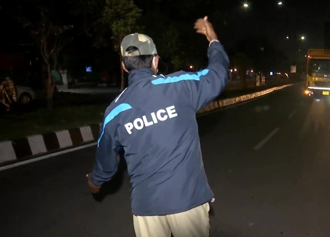 Hockey World Cup And Police Patrolling In Bhubaneswar
