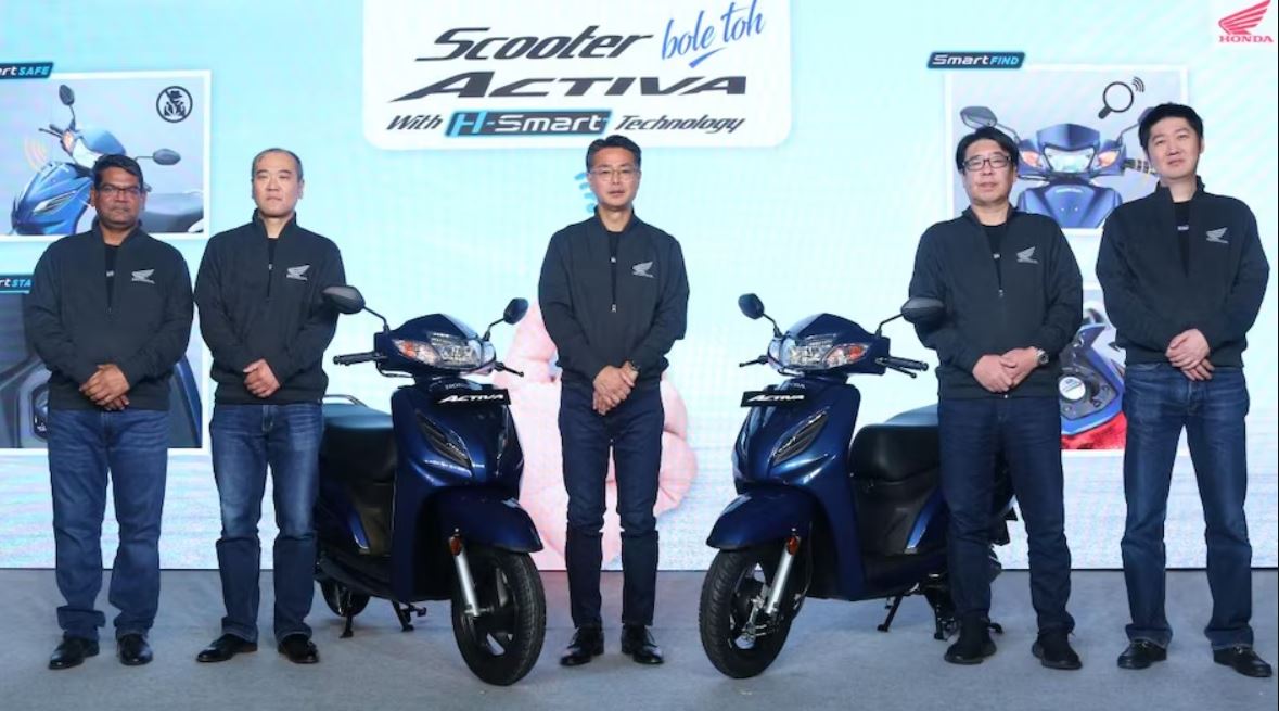 Honda Launched New Activa With Smart Lock Key