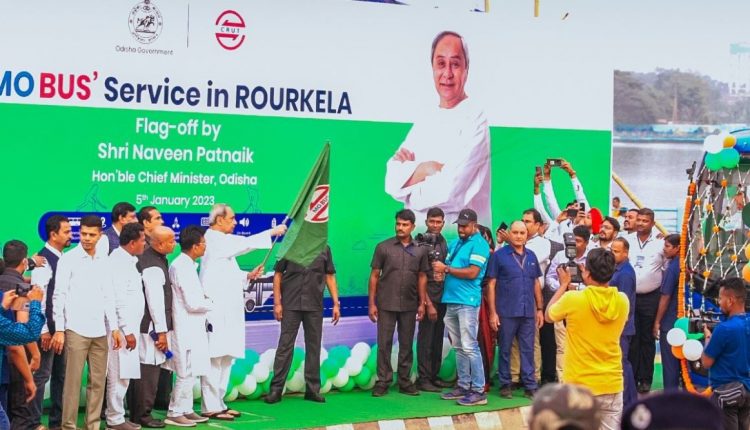 Mo Bus Service In Rourkela Was Flagged Off