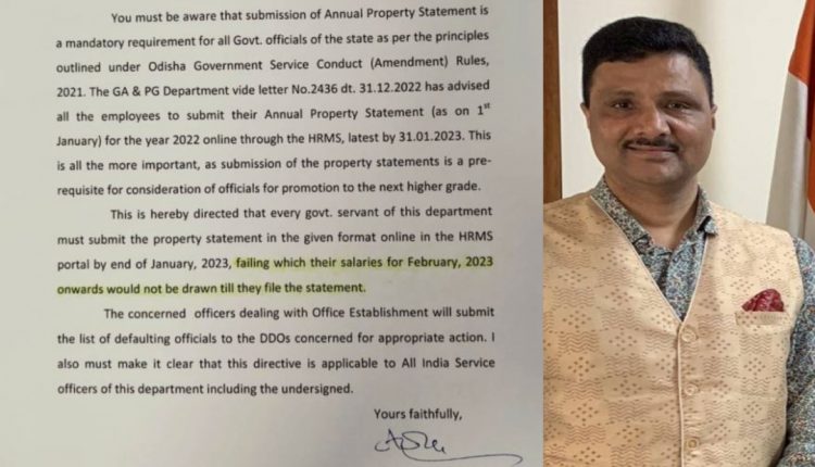 Not Submitting Annual Property Statement Would Not Be Drawn Salary