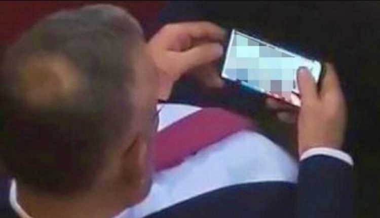 MP Caught On Camera Watching Adult Content On His Phone In Parliament