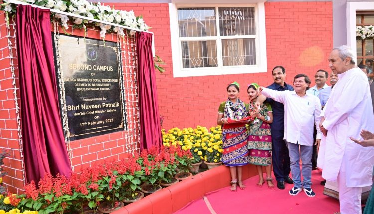 Odisha CM Inaugurates Sports Facilities after Legends The CM also inaugurated the Second Campus of KISS DU