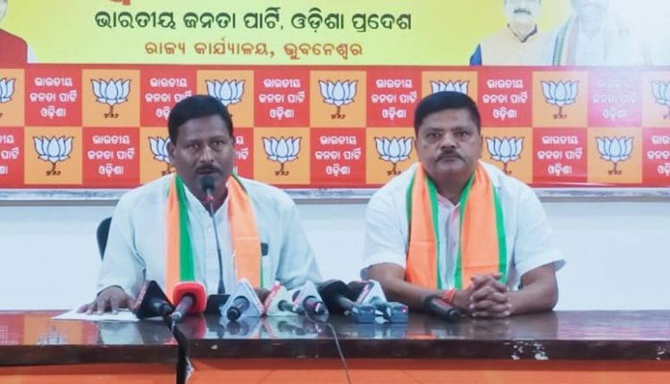 BJP Leader Bibhu Tarai Accused Odisha Govt As Against Of Backward People