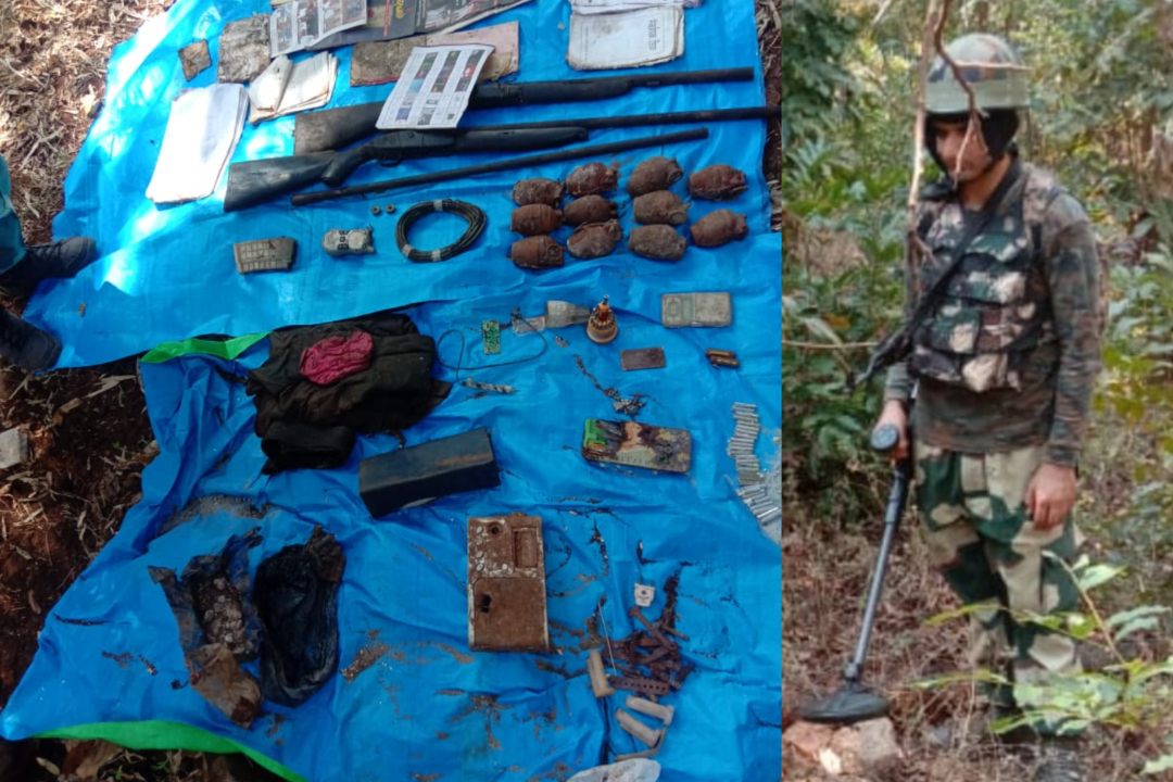 BSF Recovers Huge Dump Of Maoist Explosives In Odisha’s Malkangiri