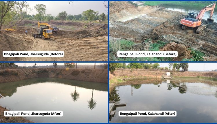 In FY23 Vedanta Aluminium renovated 19 community ponds in Jharsuguda