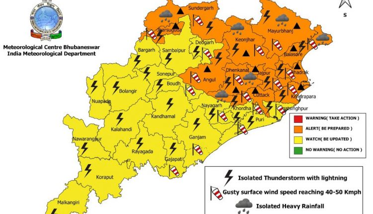 Heavy Rain, Hailstorm Warning For Odisha
