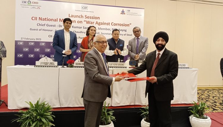 Jindal Stainless and CII sign MoU to work together on National Mission on Corrosion Management