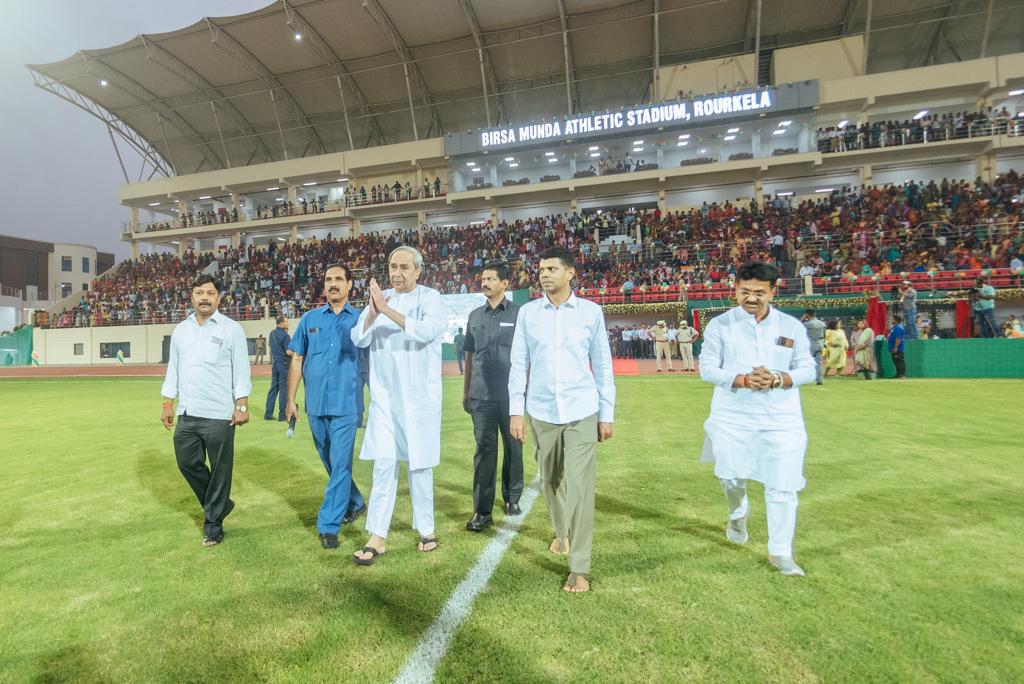 Naveen Inaugurates Birsa Munda Athletics Stadium Complex & Other Projects In Sundargarh