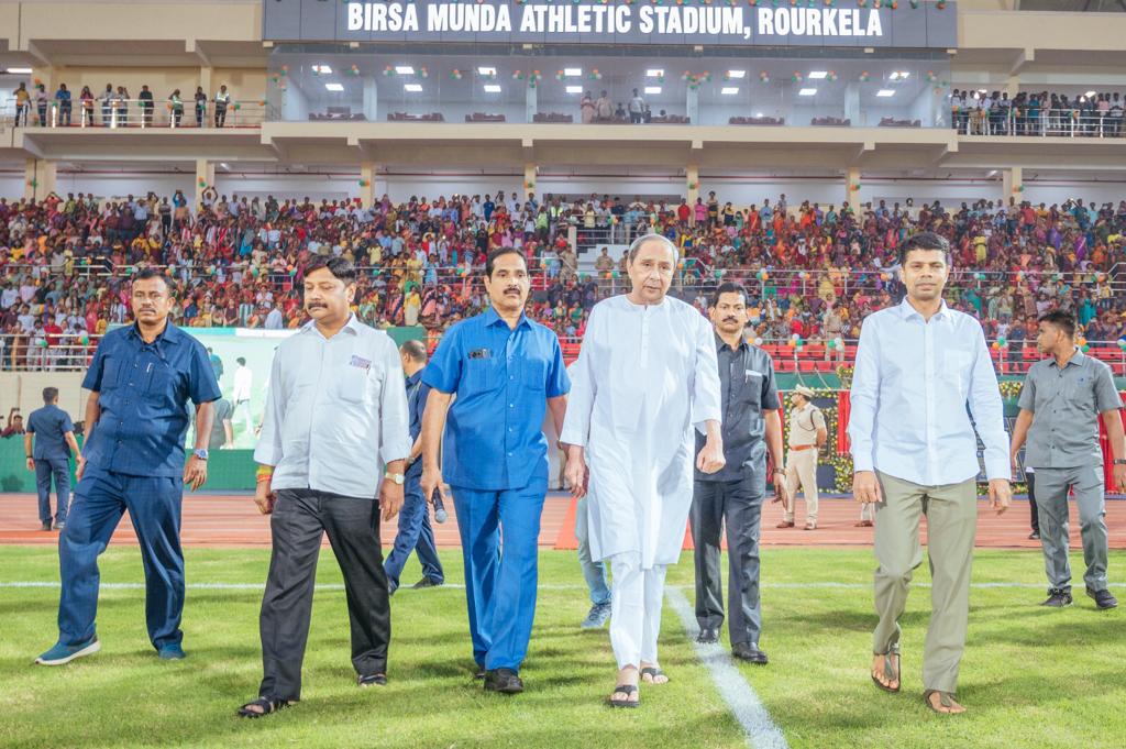 Naveen Inaugurates Birsa Munda Athletics Stadium Complex & Other Projects In Sundargarh