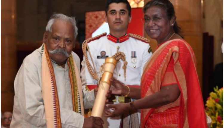 President of India conferred Padma Shri to Shri Maguni Charan Kuanr