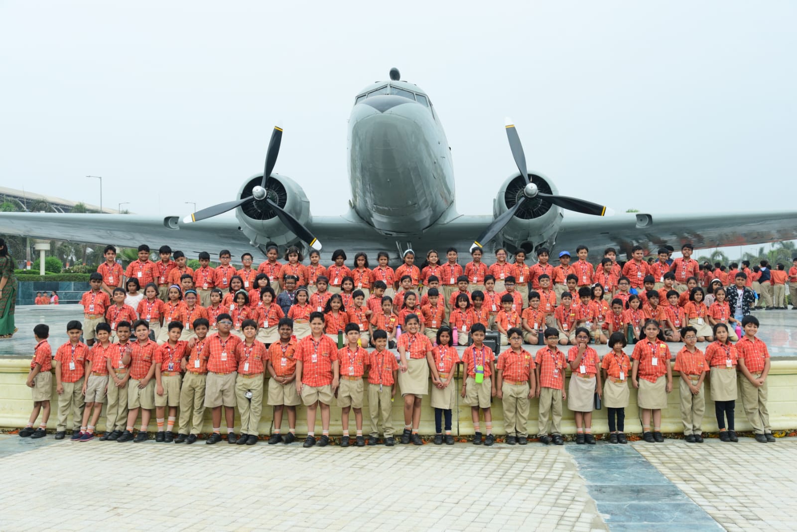 SAI International Students Witness the Iconic Aircraft ‘DAKOTA’ at Biju Patnaik International Airport