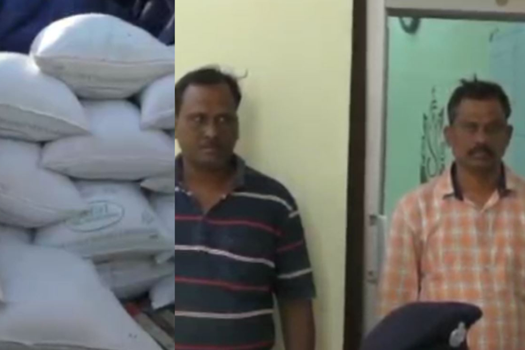 Villager Trapped Two Person While Attempt To Robbery PDS Rice In Sonepur