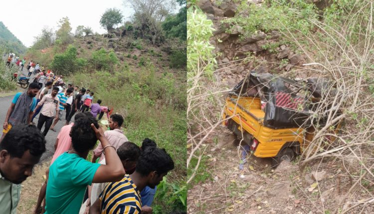 Auto Rickshaw Overturns In Gajapati Two Died
