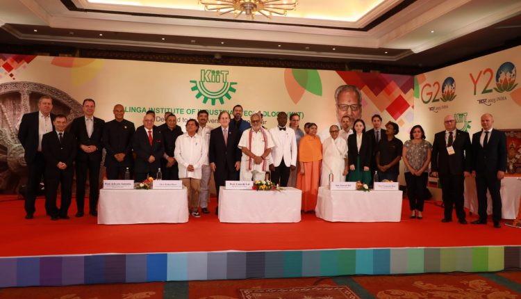 Odisha Governor Felicitates Delegates Attending Y20 Consultations At KIIT