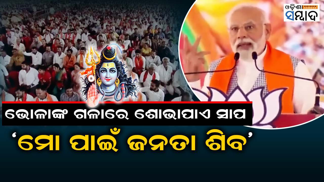 Snake Is The Necklace Of Lord Shiva And For me, The Public Of Karnataka Is Shiva PM Modi
