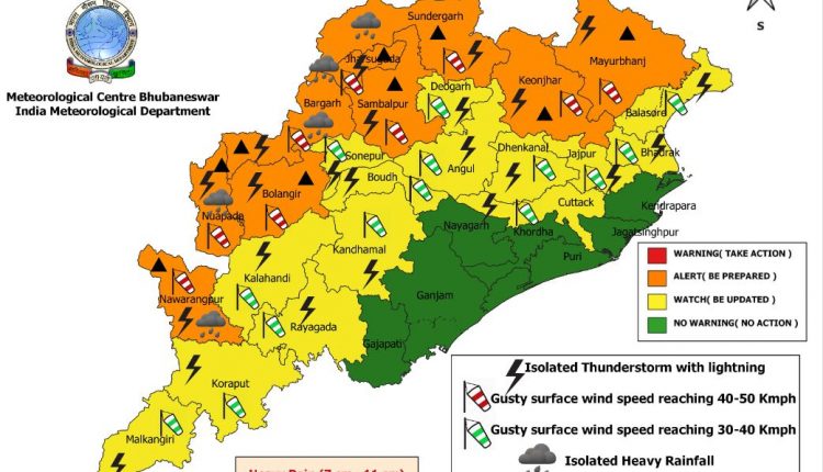 Thunderstorm Activity To Continue In Odisha With Hail & Gusty Wind; Heavy Rain Likely On April 30