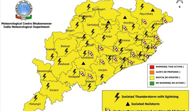 Thunderstorm Activity To Continue Over Odisha In Next 5 Days