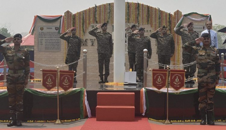 Tiranga installed at Guwahati Military Station