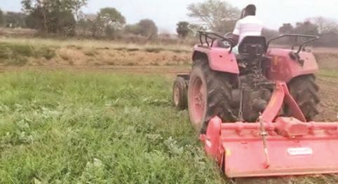 Hailstorm Fury: Dejected Farmer Runs Tractor On Surviving Watermelon Produce In Odisha’s Bargarh