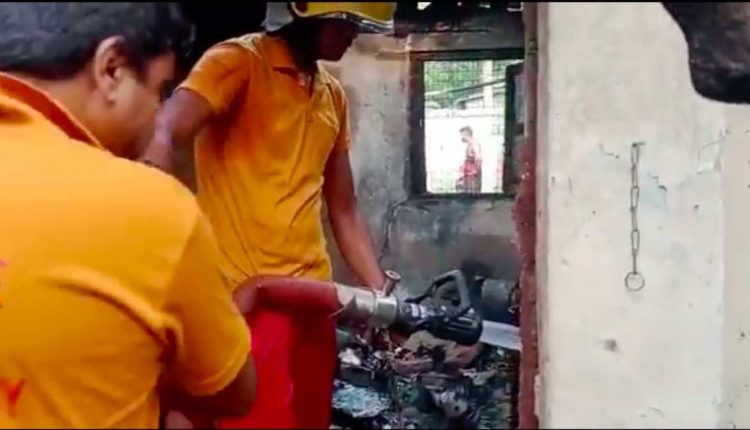 Firecracker Explosion Trigger Fire At Govt Quarters In Bhubaneswar