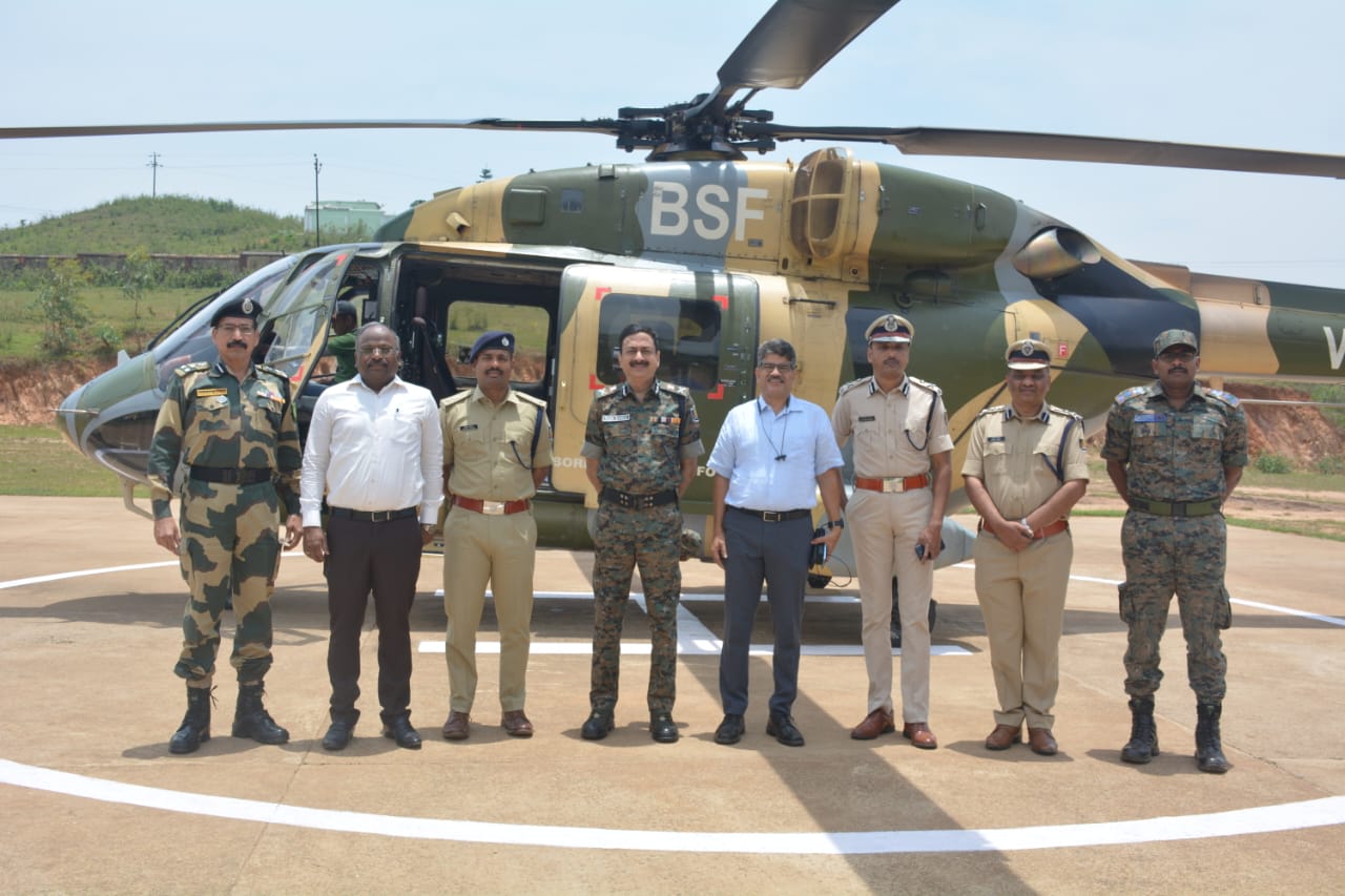 Odisha DGP Visits Koraput With Other Officials