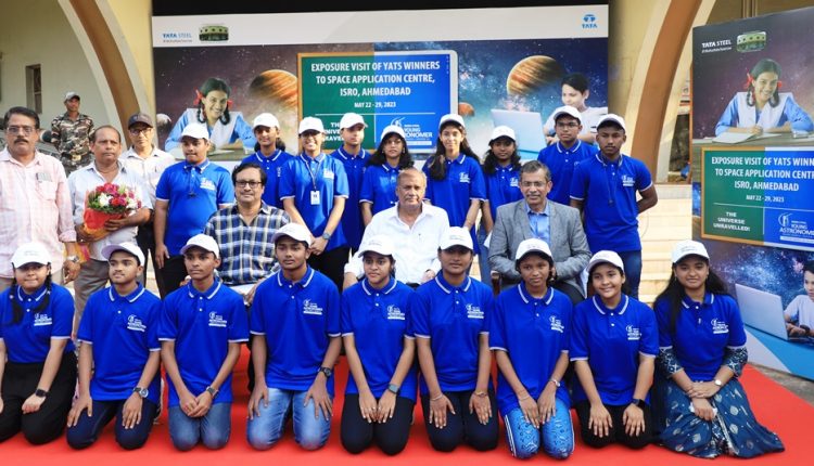 Odisha Minister Flags Off ISRO Tour For Winners Of Tata Steel’s Astronomer Talent Search