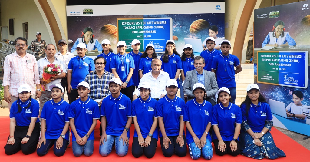 Odisha Minister Flags Off ISRO Tour For Winners Of Tata Steel’s Astronomer Talent Search