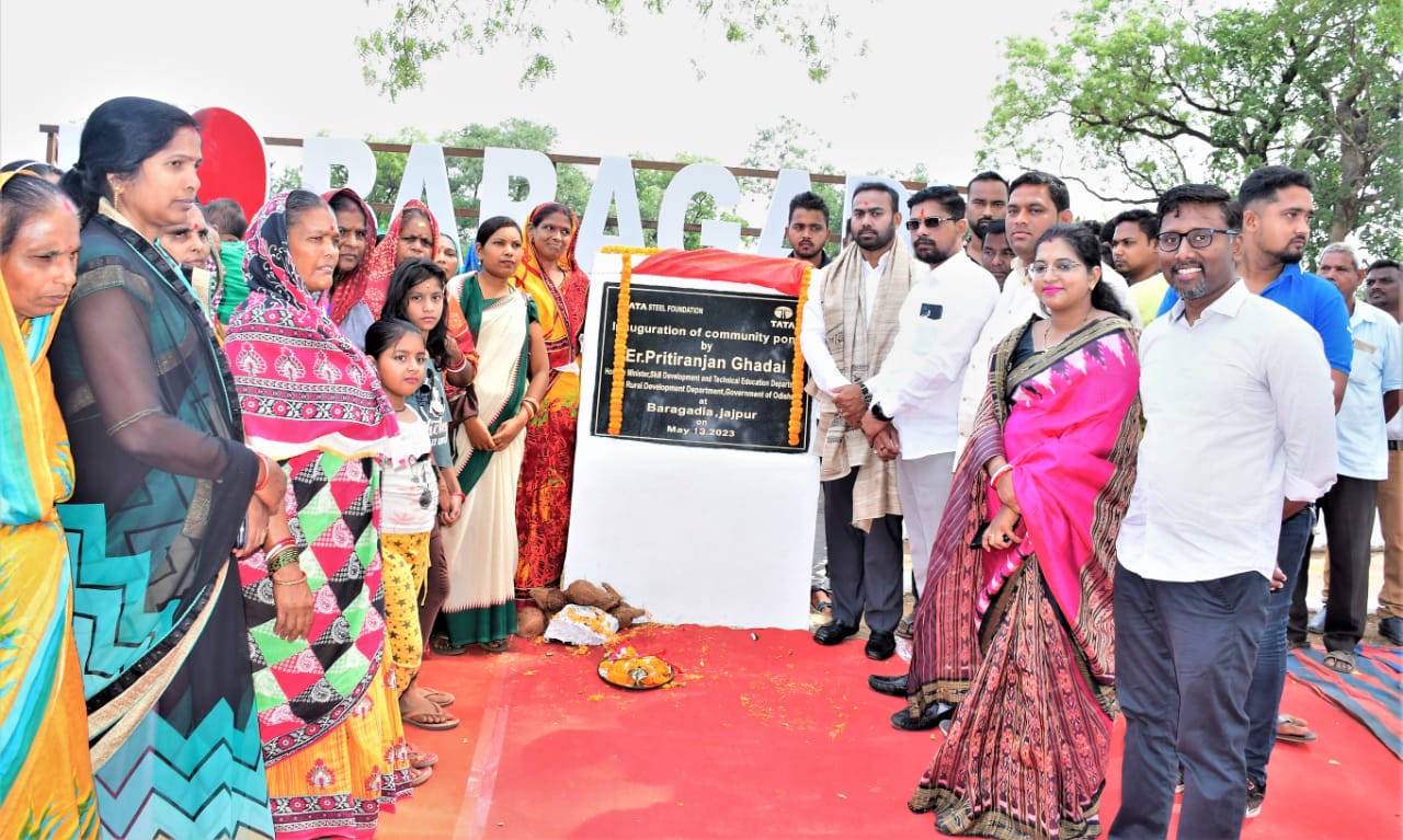Tata Steel Foundation dedicates classrooms and Renovates Community Pond in Kalinganagar