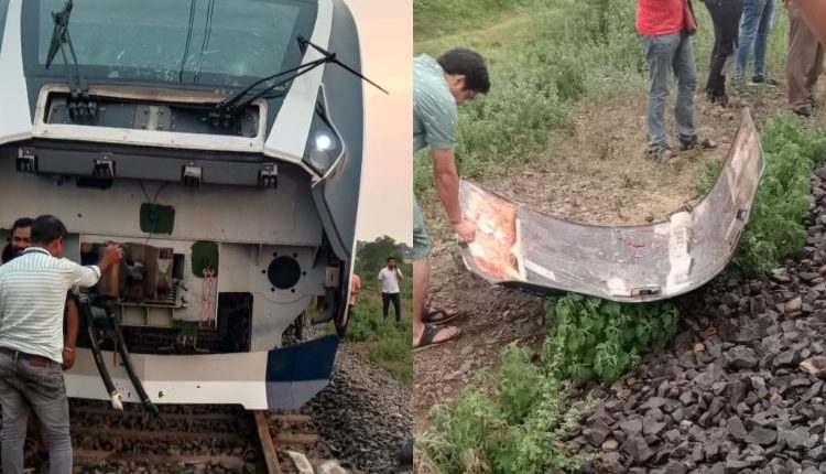 Vande Bharat Express Stuck In Mid Way For Thunderstorm Near Baitarani Railway Station Of Jajpur